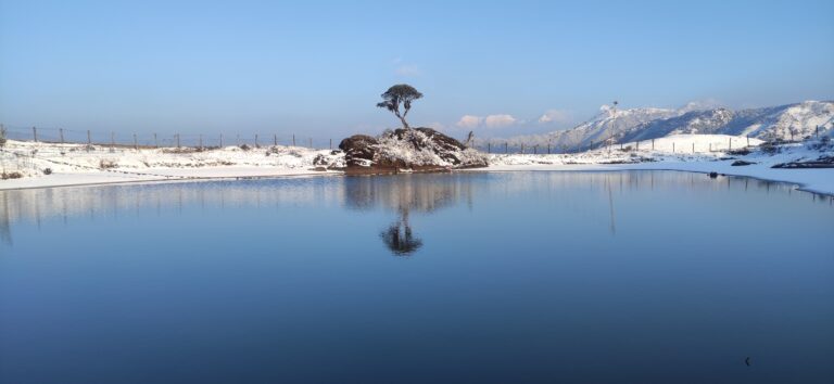 📸 PHOTO COMPETITION – CONTESTANT 21 👤 Name: Dr. Prajwal Gautam 🏛️ Affiliation: Resident, KUSMS/DH Caption:  A sacred natural pond located at an altitude of 2,890 meters in the Sankhuwasabha District of eastern Nepal called as "Gufa Pokhari"